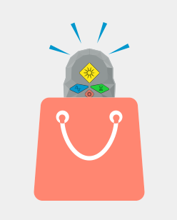 coMra Palm going out of the bag